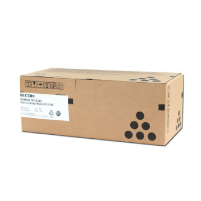 理光SPC310C型黑色打印碳粉盒(低容)-2.5K(406341)适用C242/C231 C31 C310HC
