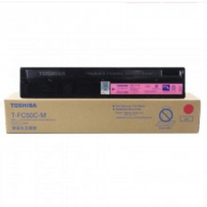 东芝（TOSHIBA） T-FC50C 红色原装碳粉 墨粉盒 T-FC50C-M 适用2555C/3055C/3555C